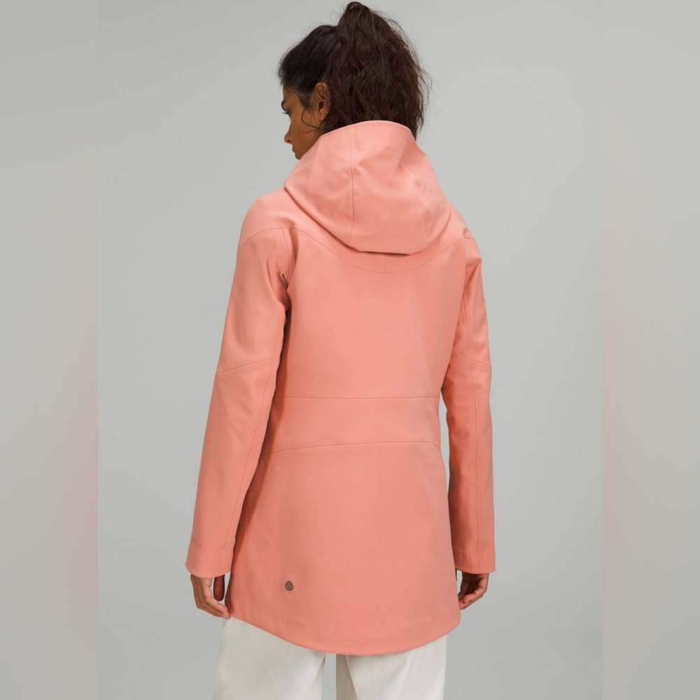 Lululemon Repelshell Rain Jacket Pink Savannah Wo… - image 2